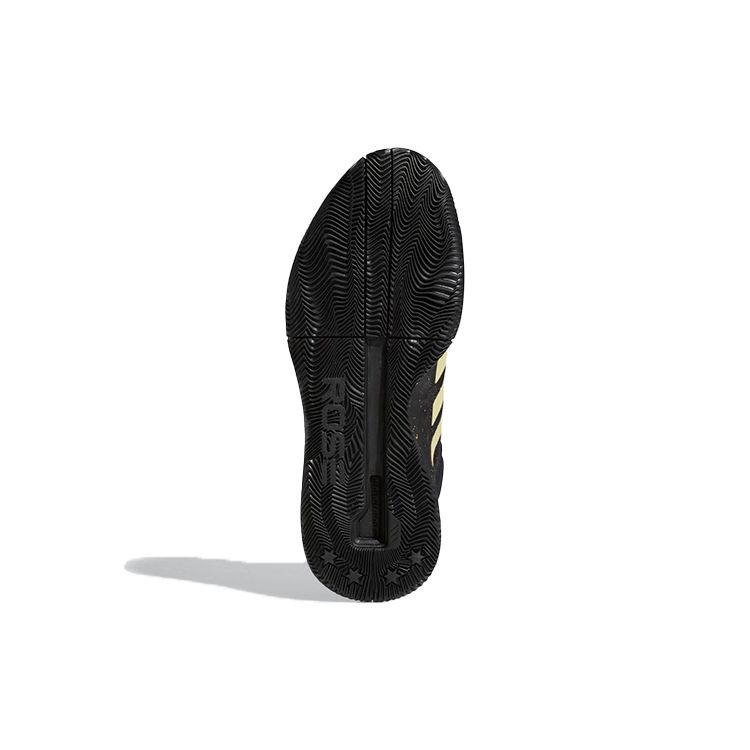Adidas D Rose 11 Black Gold Metallic Unisex Sneakers Core-Black Grey-Six FZ1544