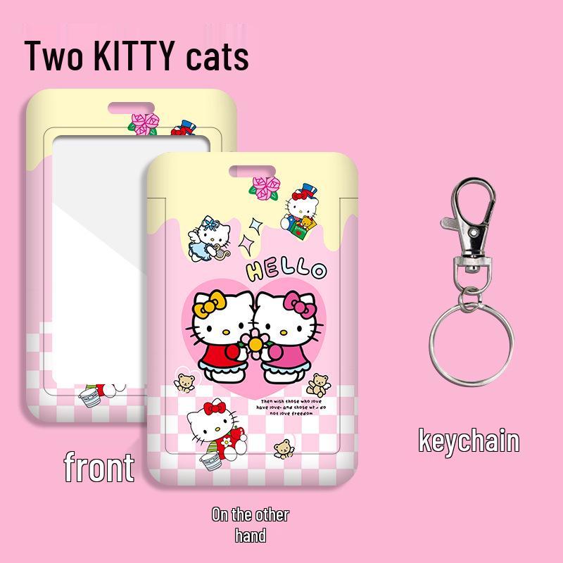Sanrio Cartoon Student ID Card Holder - Cute Campus, Work, Bus, Subway, Meal Card Case