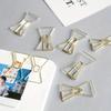 5Pcs/set Lovely Gold Bowknots Paper Clips for Notebook Inner Pages.
