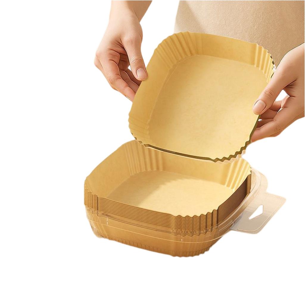 Fryer Paper, Oven Oil,Absorbing Pad, Square Silicone Baking & Household Food Liner for Electric Fryer, Non,Stick Cooking Sheet