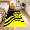 Borussia Dortmund Passion Anti-slip Rug Soft Plush Non-slip Bottom Pet-friendly Living Room Retro American Style Birthday Gift for Family