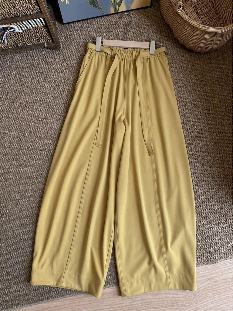 2026 Spring/Summer Women's High-End Loose Wide-Leg Luxury Pants