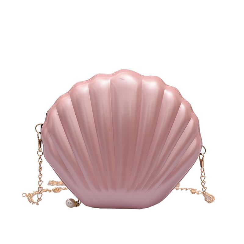 Foreign-style shell bag, the new Korean version of the season, fashionable and simple chain bag ins wind messenger creative shoulder bag