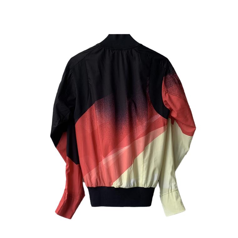 adidas Sport Casual Minimalist Zip Jacket Men Jackets Black Red GF0316