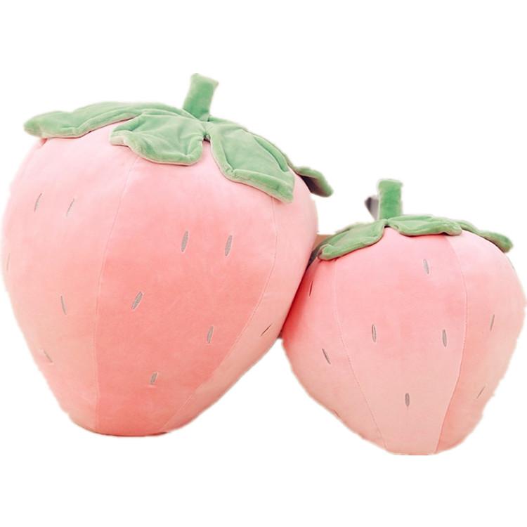 Soft Strawberry Pineapple Stuffed Pillow Sofa Cushion Fruits Plush Baby Toys For Children Birthday Gift for Kids Girls Friends