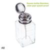 Empty Glass Nail Polish Remover Dispenser Refillable Press Pump Bottle Makeup Manicure Accessories