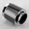 Carbon Fiber Air Filter 76mm Automotive Carbon Fiber Texture Air Filter Filtering Area (M)