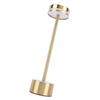 Rechargeable Cordless Table Lamp Modern Dimmable 3 Color Temperatures Portable Bedside Lamp Gold