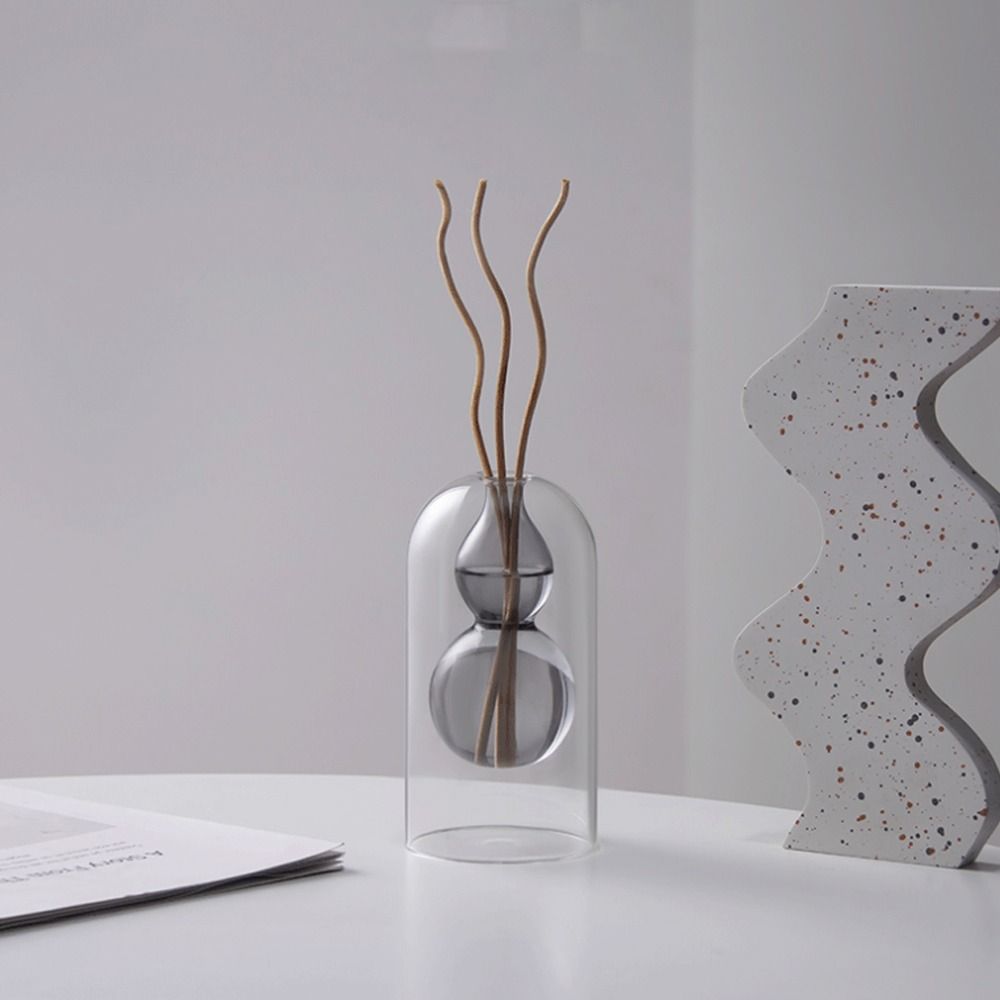 Double Layered Aromatherapy Bottle Creative Fragrance Diffuser Bottle  Dining Table