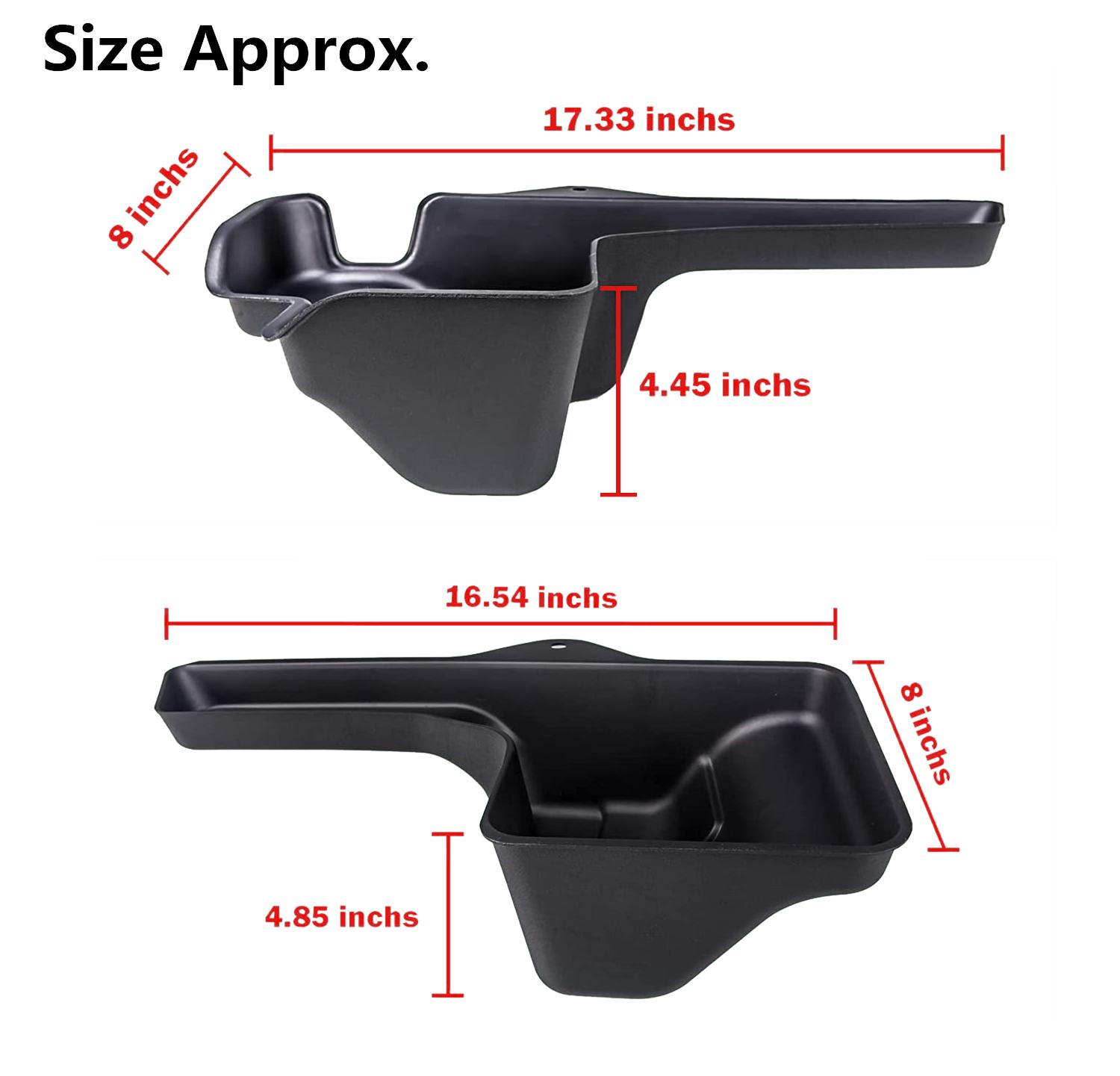 

Car Rear Trunk Side Storage Box Holder Organizer Tray for Jeep Wrangler JL 4-Door 2018-2025 Stowing Tidying Interior Accessories