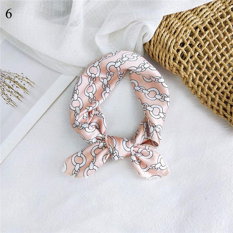 40-65cm Summer Fashion Chiffon polka Dot Scarf Ladies Head Neck square Scarf Shawls Female HAir Ties Bands Neckerchief Shawls