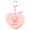 Tees Factory Sanrio Characters Silicone Mini Pouch Hello Kitty H72 X W85 X D33mm Heart-shaped SR-5544292KT