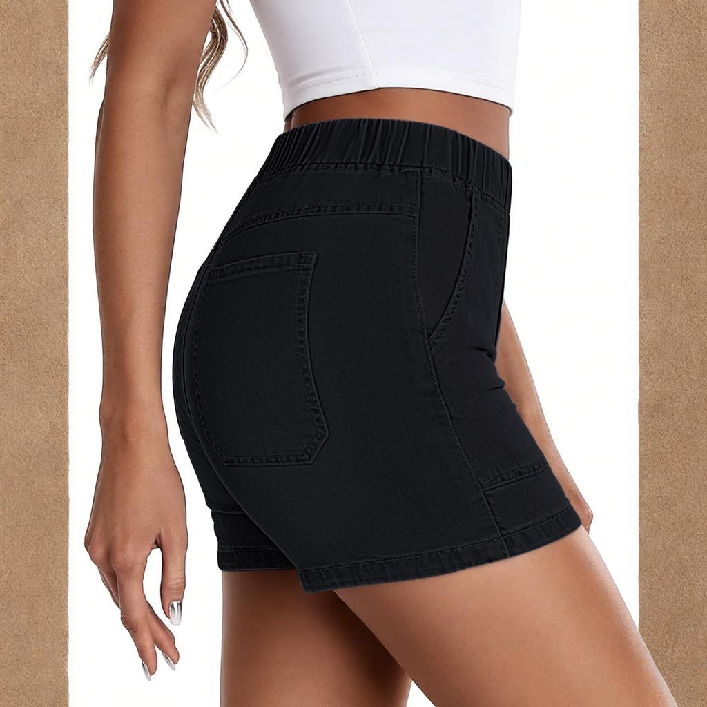 Damskie Codzienne Wszechstronne Modne Jeansowe Szorty