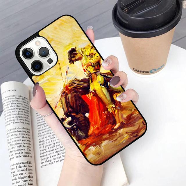 Bullfight Bull Fighter Phone Case For iPhone 17 Air 14 15 16 16e 13 12 Max Cover For Apple 11 Pro Max Plus Coque