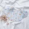 Cotton Bib Cartoon Print Baby Feeding Towel Soft Comfortable Saliva Towel Newborns Burping Cloth for Boys Girls