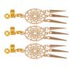10pcs Beard Dreadlock Unisex Accessories Beard Spring Tube Dreadlock for Wedding Daily Life Golden