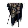 Autumn and Winter Long Imitation Cashmere Fringed Embroidered Scarf Air Conditioner Shawl Cashew Embroidered Shawl Summer Scarf Women