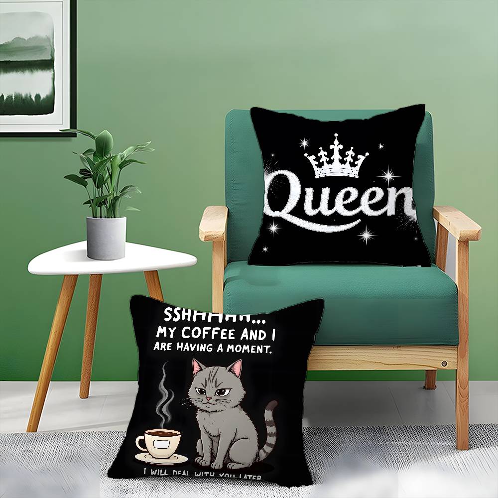 Street Trendy Toys Millennial Style Pillow Case Comfort Sofa Bed Silky Elegant Invisible Zipper Decorative Cushion Cover