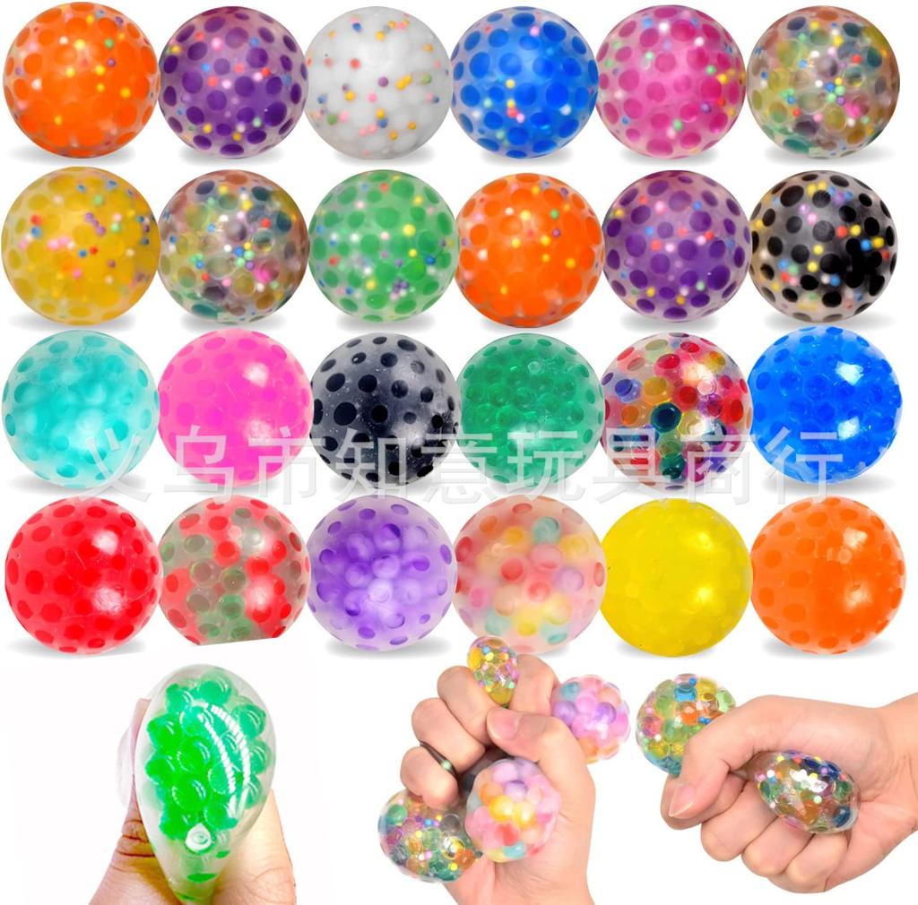 Unzip And Pinch Le Water Drop Ball 3.5Cm New Strange Squeeze Ball Vent Grape Ball Puzzle Decompression Toy