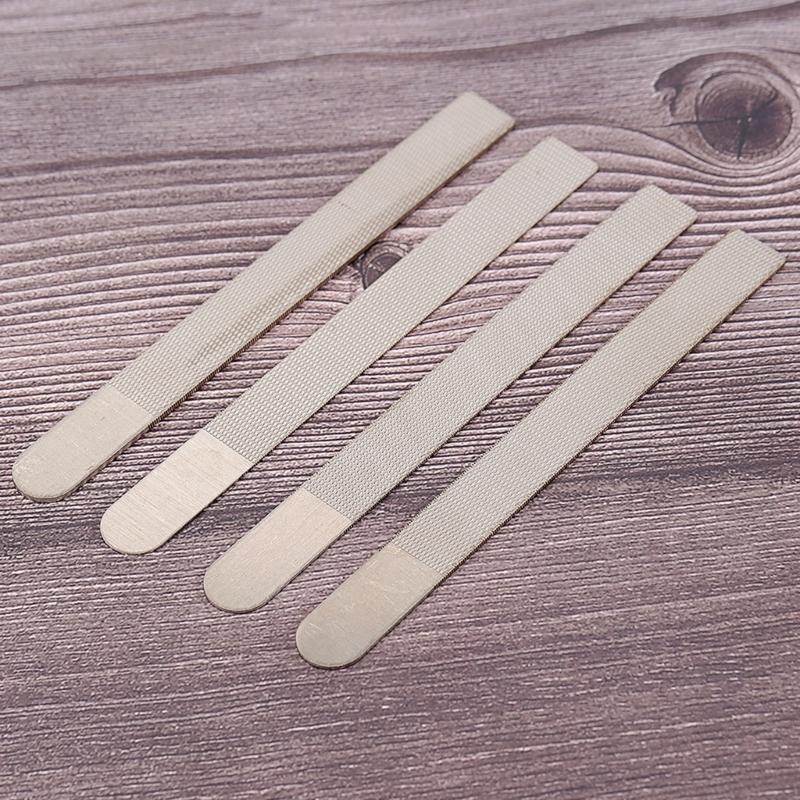 Luthier Filing Set Includes Stainless Steel Guitar Nut Repair Tool Bass File Set Suitable for Nut Slot Filing and Repair