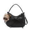 Retro bow handbag, armpit bag, women's winter new trendy messenger bag, textured shoulder bag
