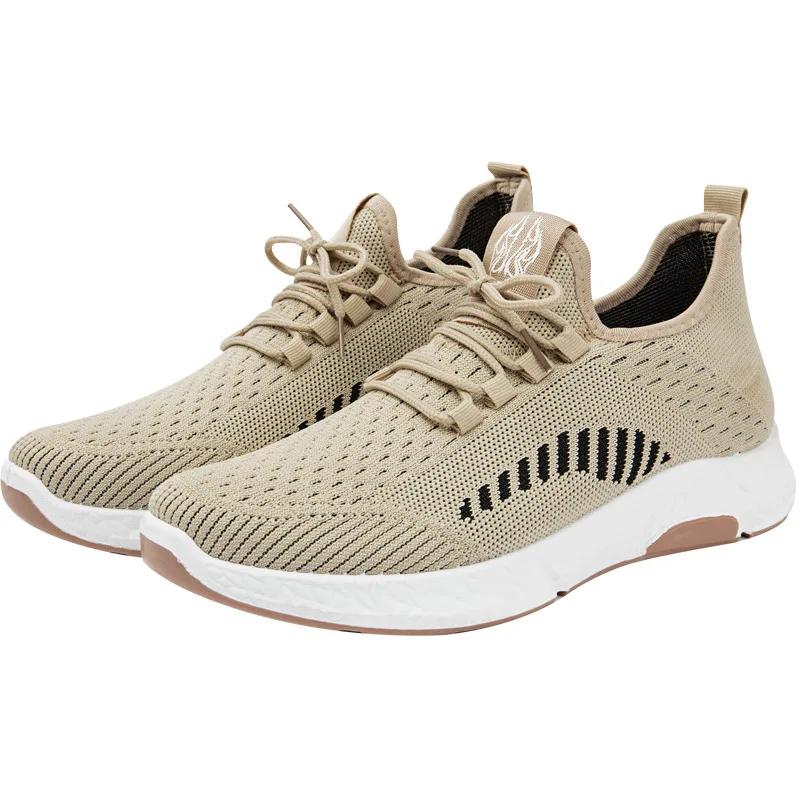 

Shoes for Men s Spring and Summer New Products Casual and Comfortable Men s Shoes Lightweight and Breathable Lace Up Sports Shoe 44 хаки