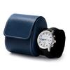 Papten Watch PU Business B00906 Case, Leather, Mini, Portable, 1-Watch Case, Luxury, Stylish, Travel, Trip, Gift, (Blue)