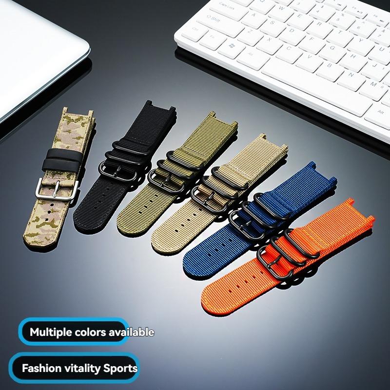 Replacement Nylon Canvas Watch Band for Casio PROTREK PRG-130Y PRW-1500 PRG-240 | Waterproof Sports Strap Men's  Accessories