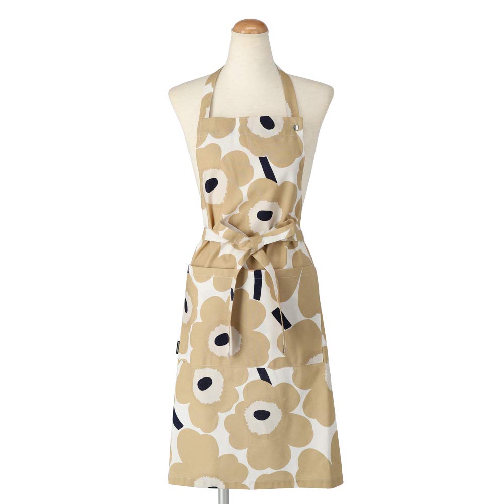

marimekko Фартук Pieni Unikko x бежевый x темно-синий 069907 185 Off-white 83,5см [шт.]