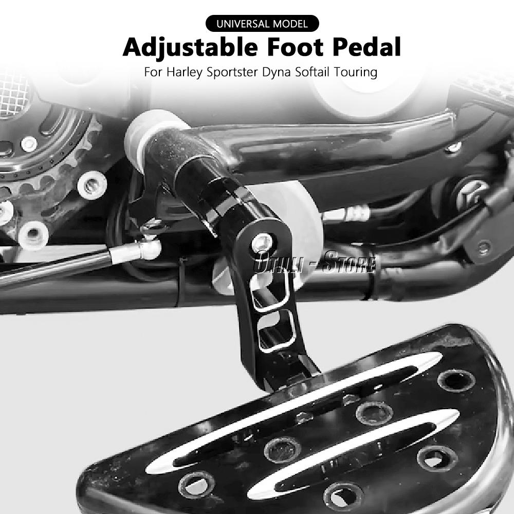 Motorcycle Adjustable Passenger Footpegs Mount Kit Highway Pegs Male Mount Foot Peg Clamp Support Extensions Bracket For Harley