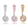 1Pc Belly Piercing Button Rings Bar Barbell Drop Dangle Navel Rings
