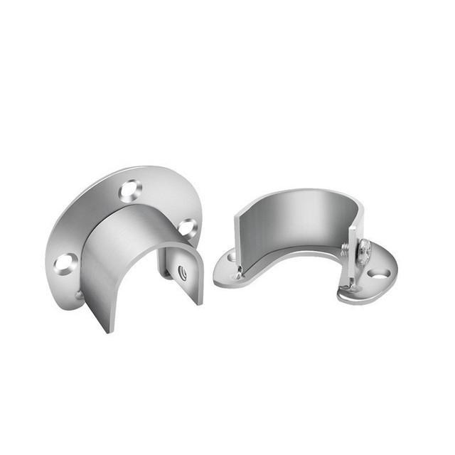 Фланец-основание для карниза из нержавеющей стали и держателя для полотенец