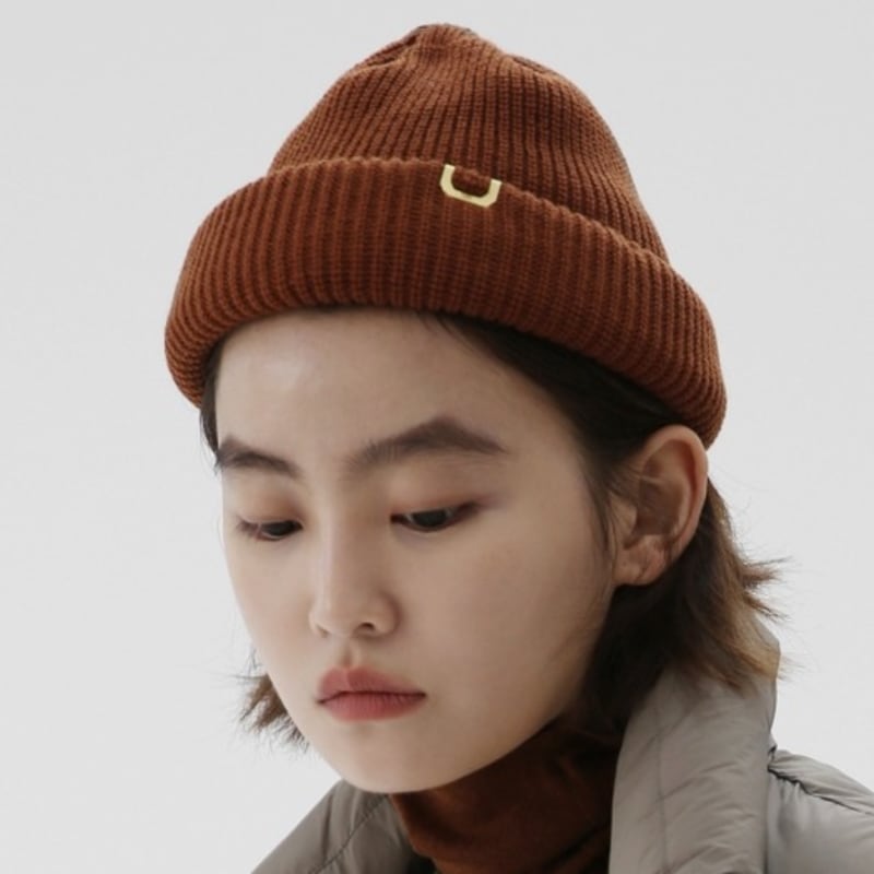 

UNDERCONTROL STUDIO DOUBLE ROLL UP BEANIE / AC / ORIGIN brown FREE