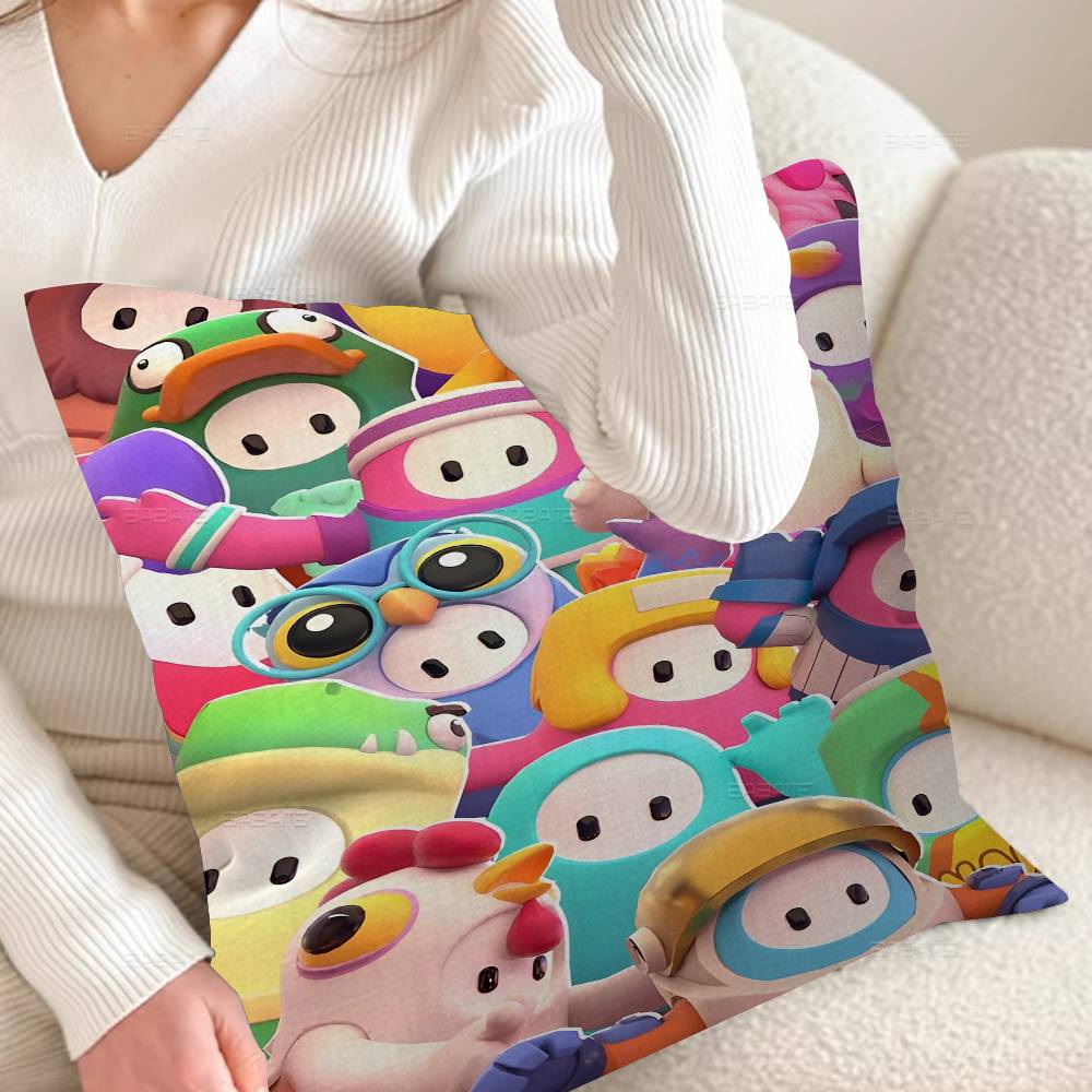 Игровые F-Fall G-Guys Офисная Подушка Наволочка Автомобильная Наволочка для Подушки 45X45СМ Наволочка для Подушки под Поясницу Диванная Наволочка 30cmx30cm
