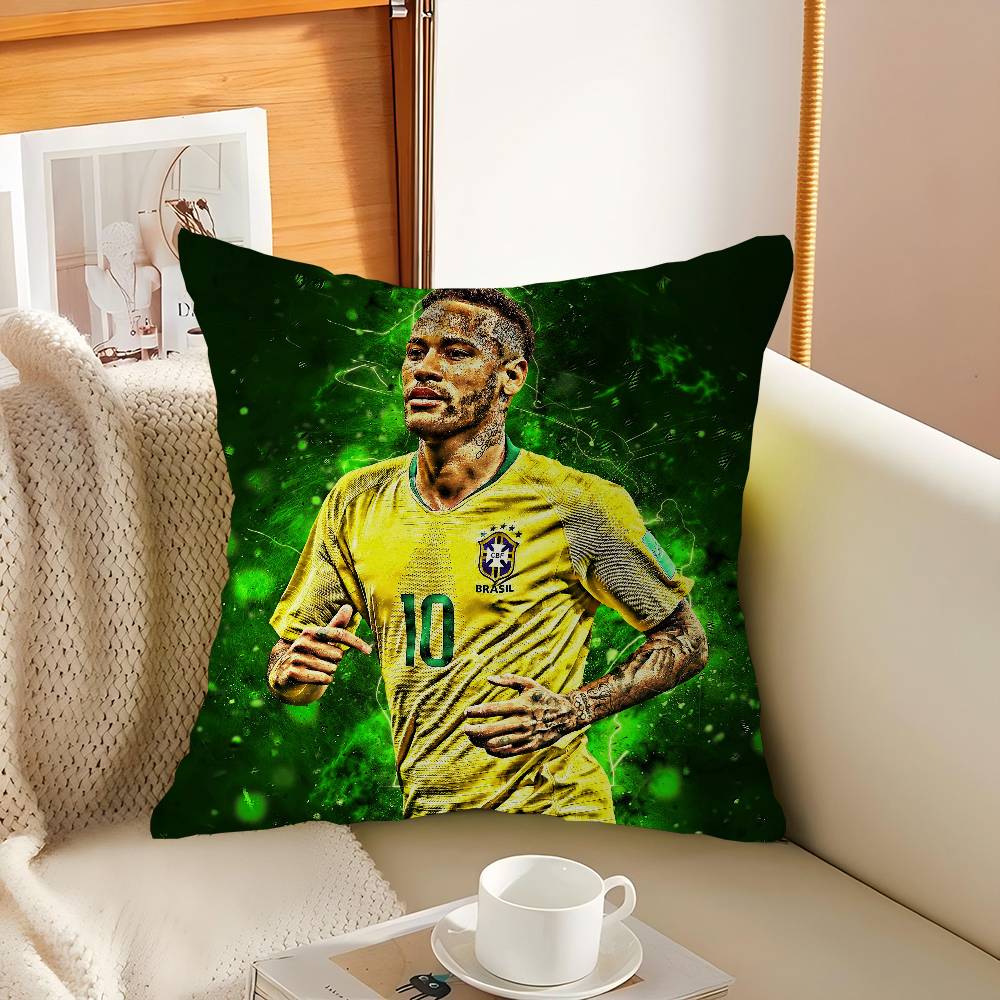 Football N-neymar Stitch Lucky Dragon Pillow Cover Sofa Cushion Cover Home Room Decoration Children Gift
