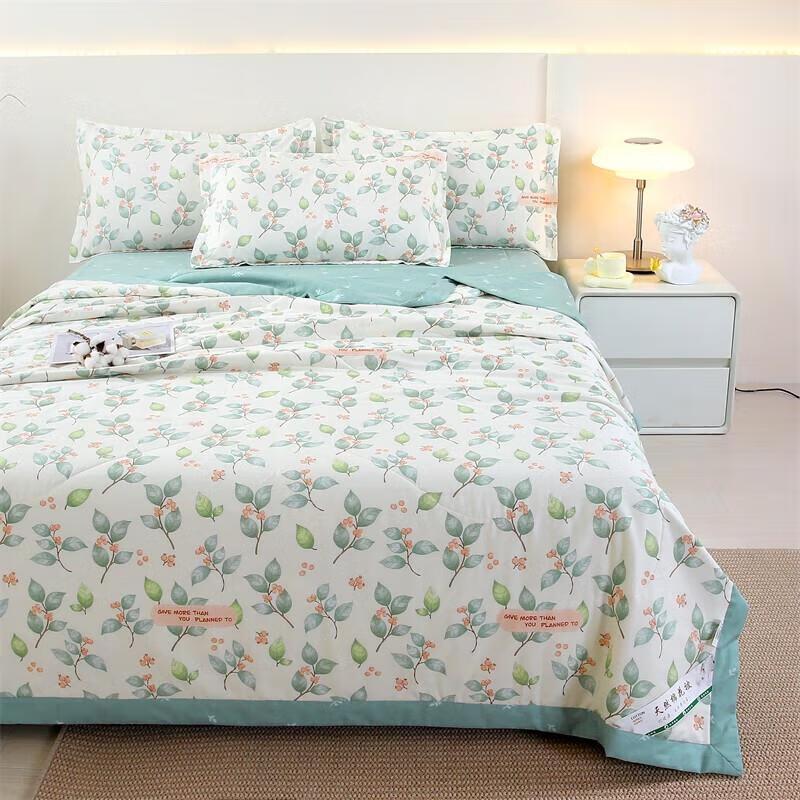 Manya Ju Baumwollgaze Bedruckte Sommerdecke