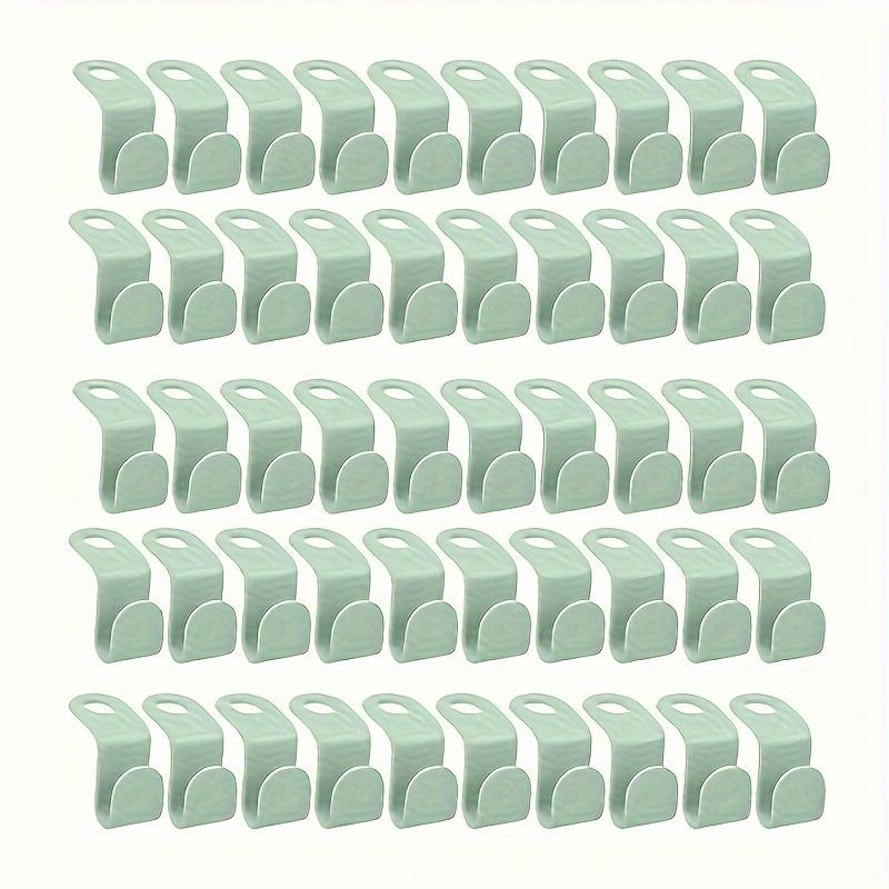 

Инновационный набор из 50 складных пластиковых крючков для вешалок - Компактная коробка - Повседневный стиль, разные цвета - Крючки для одежды, вешалки зелёный