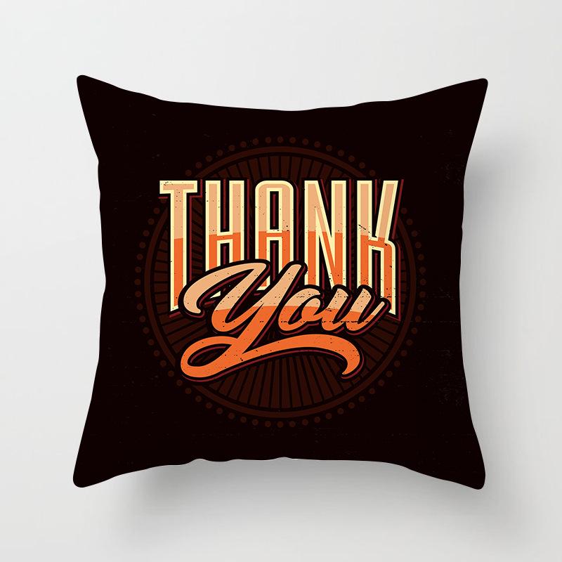 

Modern Simple Pillow Letter Watercolor Print Pillow Cushion Cover Home Supplies 45 * 45Cm (without pillow core)