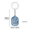 3D Metal Sporty Pickleball Keychain For Women Key Ring Pickleball Racket Keychain Key Holder Keychain Bag Pendant