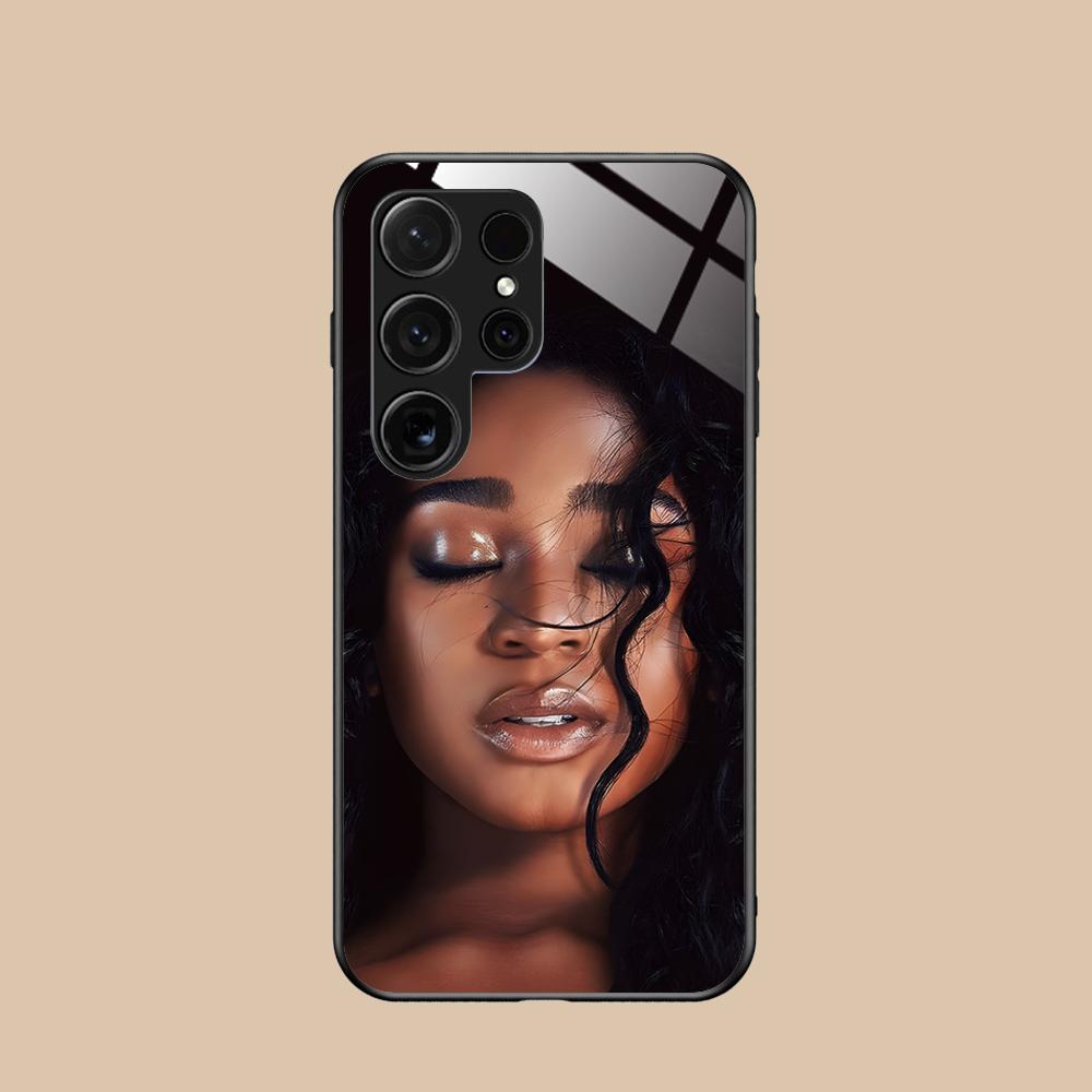 Normani Kordei Glass Mobile Phone Case for Samsung Galaxy S26 S25 S24 S23 S22 S21 S20 Note20 Plus FE Ultra Colorful Cover