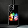Cute Fox Cartoon Phone Case For Samsung S25,S24,S21,S22,S23,S30,Ultra,S20,Plus,Fe,Note,10,9,5G Transparent Cover