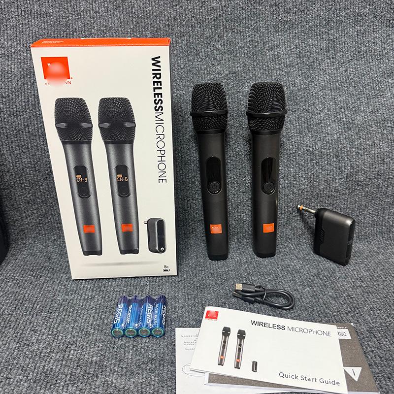 

Cross-Border Wireless Microphone PartyBox Dual Mic Set