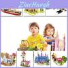 Kids 3d Puzzle Paper Diy Creative Building Toy Intelligent Learning Game