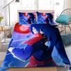 Cool N-NARUTO Anime Duvet Cover Set Home Style Bedding Soft Laundry Cotton Bed 3 Piece Set Student Dormitory Gift