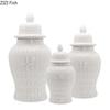 Flower Ceramic Storage Jar with Lids Porcelain General Jars Classical Tea Caddy Flower VasesGinger jar Vintage Home Decor