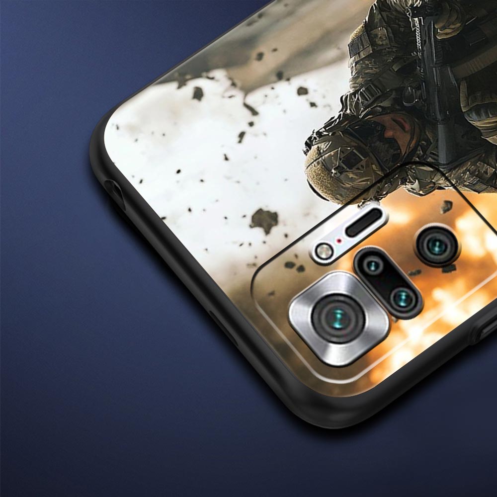 Military Army Special Forces Phone Case For Xiaomi Redmi Note 14 13 5G 10 11 12 Pro Plus 4G 14C 13C 12C 10C Black Cover