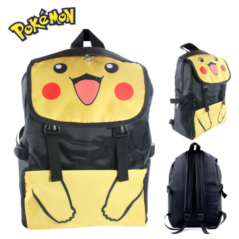 Pokmon Children Pikachu School Backpack Oxford Fabric Elementary Bag Students