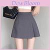 Polyester Pleated Mini Skirt For Women With Zipper And High Waist For Summer Fashion