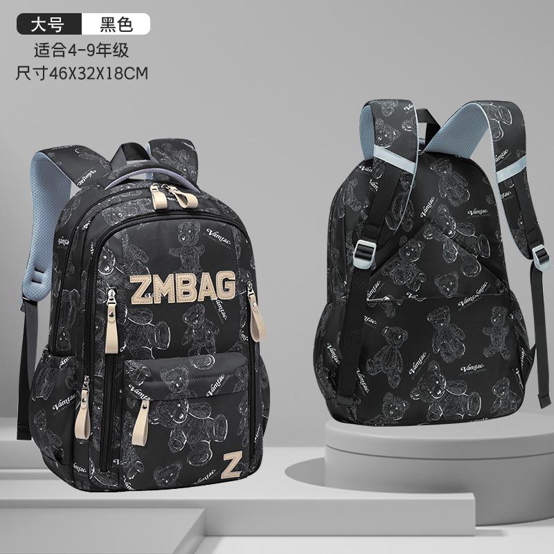 Fashion Graffiti Backpack Men's and Women's Leisure Travel Large Capacity Backpack Versatile Middle School High School University
