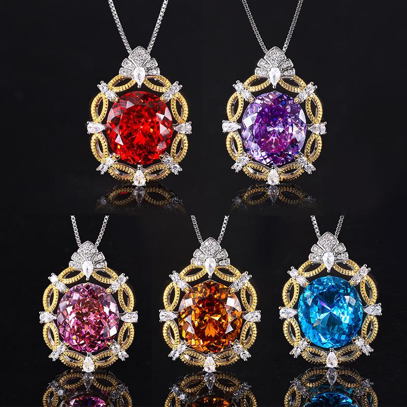 Jewelry Copper Bottom Gold-Plated Simulation Bird'S Nest Cut Wire Retro Pendant 18 * 20